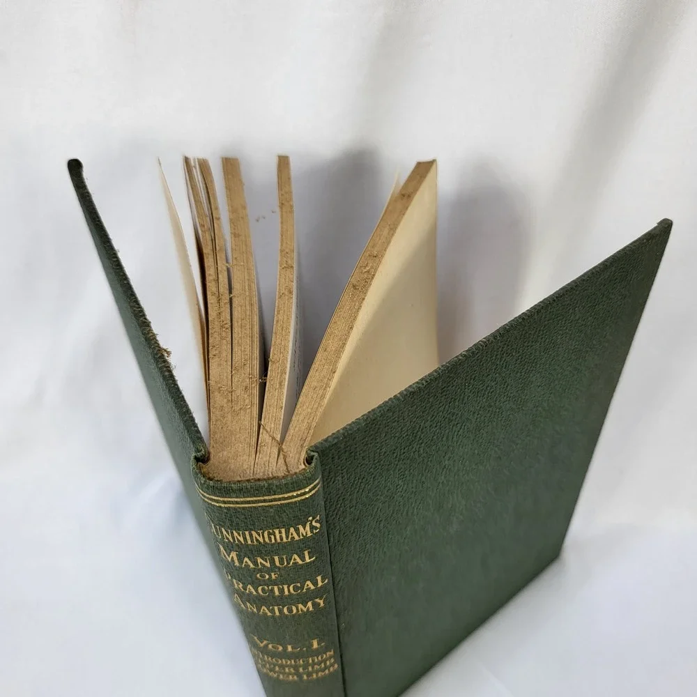 Cunningham's Manual of Practical Anatomy Vol 1 10th Ed 1940 Oxford Medical Book